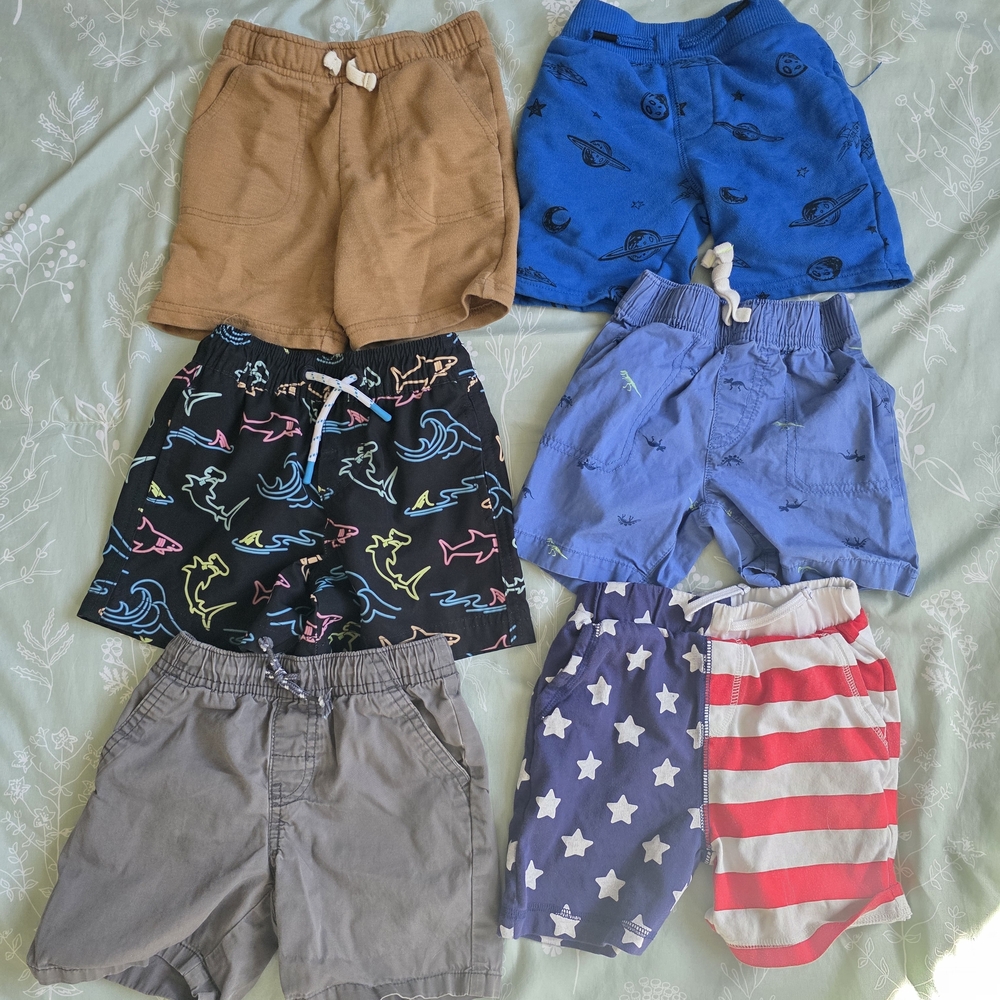 Kids Colorful Shorts Set